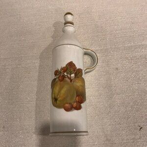 Limoges Hand Decorated Wine Decanter